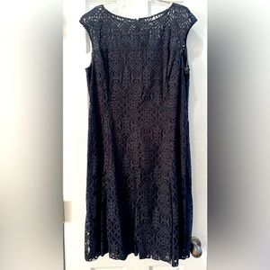 Pre-owned Women’s Black American Living Lace Dress